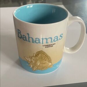 Starbucks Bahamas Mug - Blue and Tan - Global Icon Series